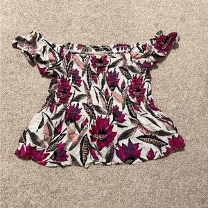 Floral Off-Shoulder Top